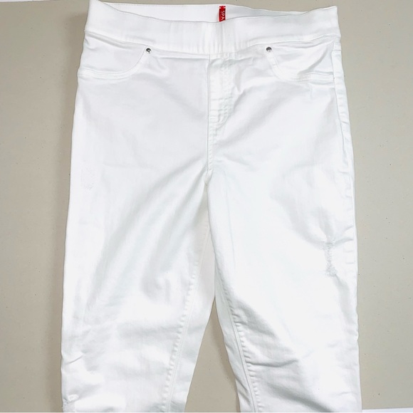 SPANX Jean-ish Pull-On Raw Hem Ankle Legging - Women's L - Picture 6 of 13